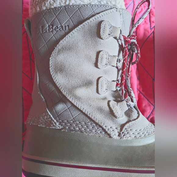 Womens LL Bean Snow Boots//Grey//Size 7/GUC - Picture 3 of 12